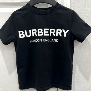 BURBERRY T-shirt Black 3Y (boys or girls)